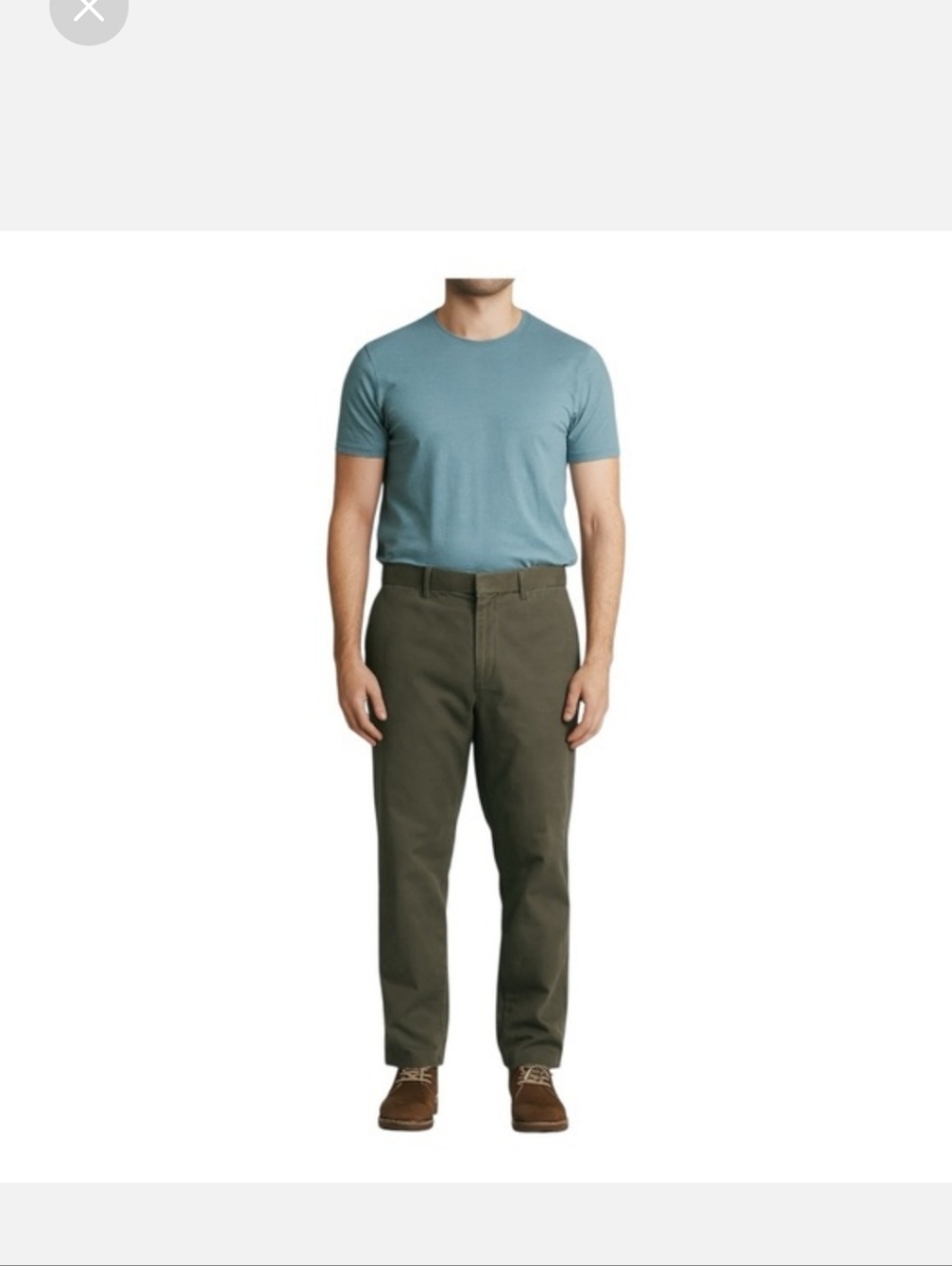 Banana Republic Gavin Chino Men's Olive Straight Fit Pants